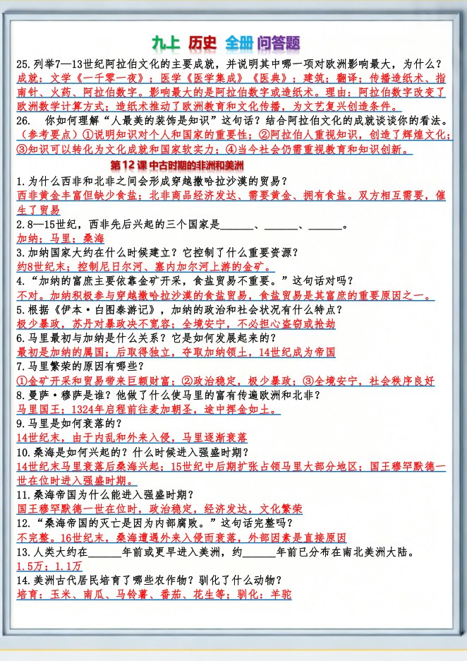 内页样张