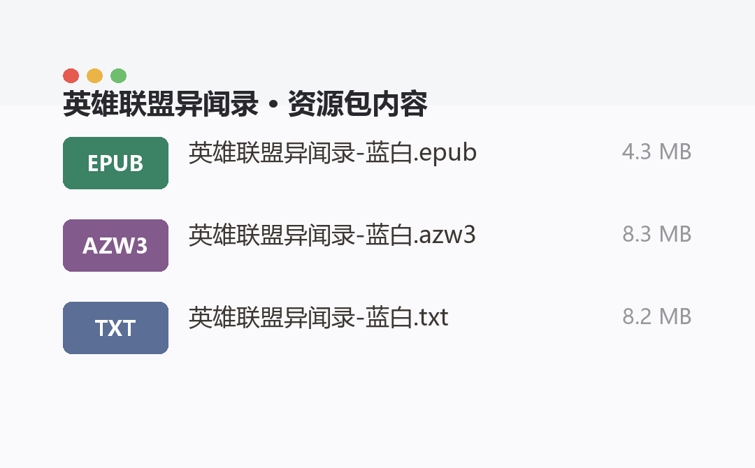 资源包内容