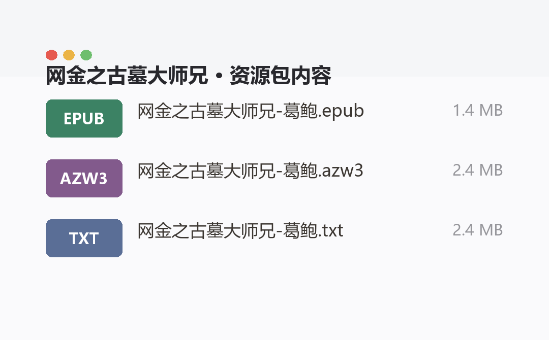 资源包内容