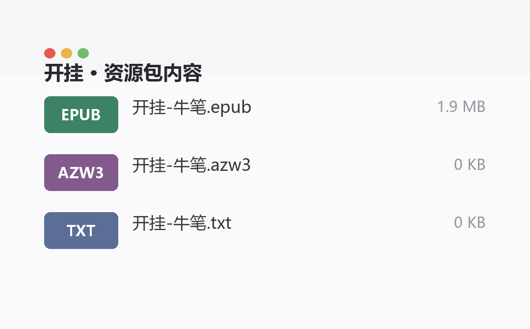 资源包内容