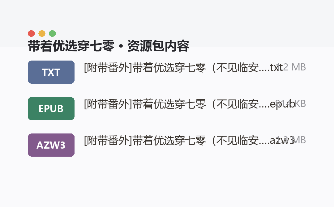 资源包内容
