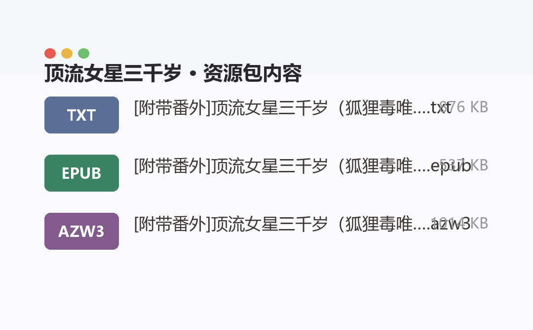 资源包内容