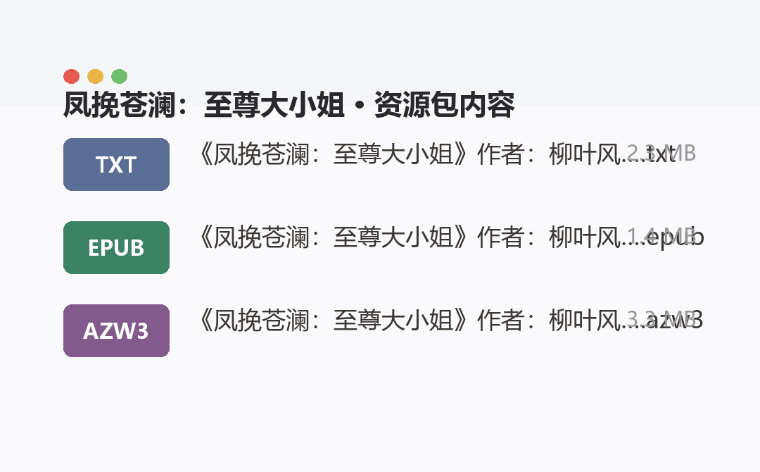 资源包内容
