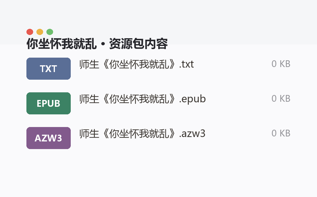 资源包内容