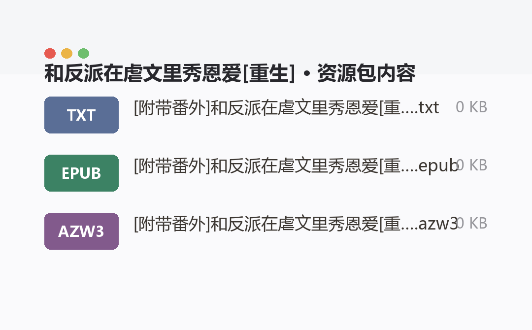 资源包内容