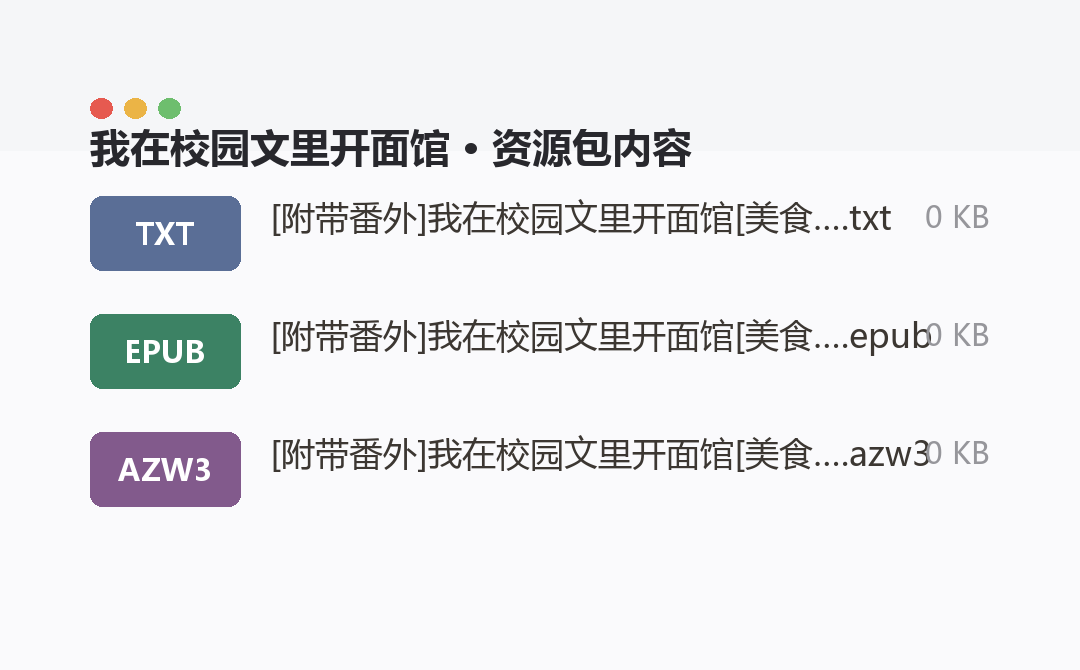 资源包内容