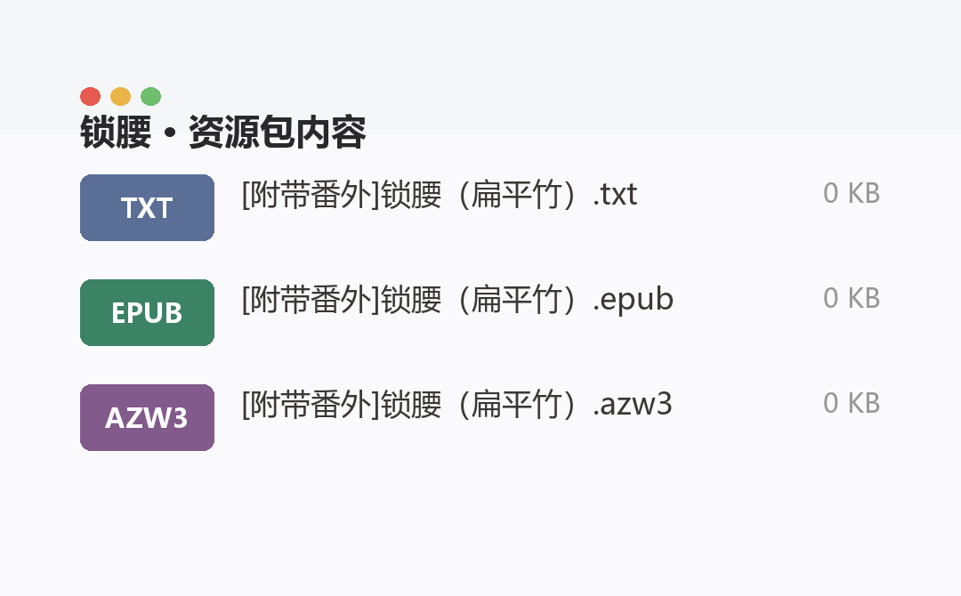 资源包内容