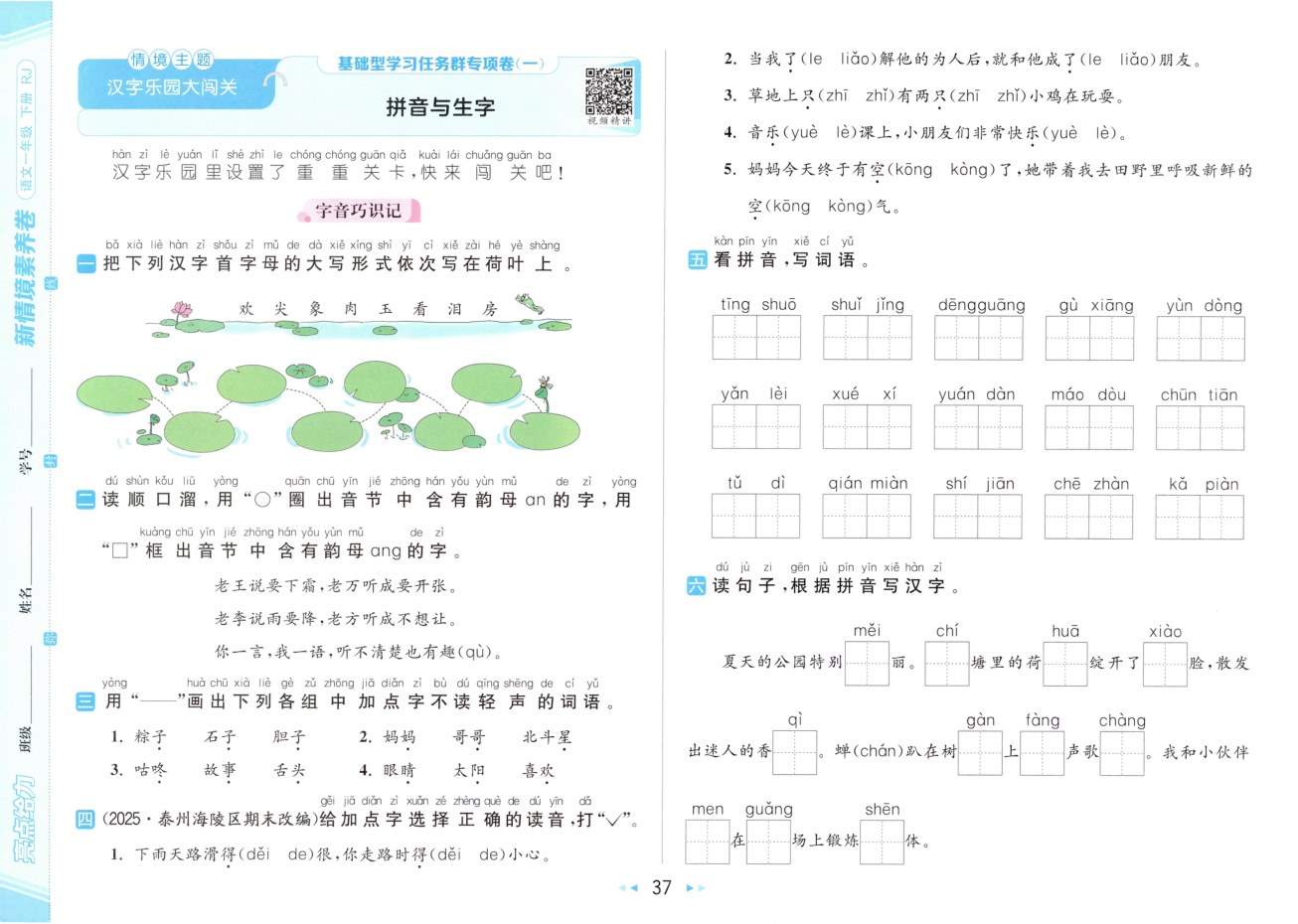 内页样张