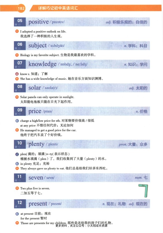 内页样张